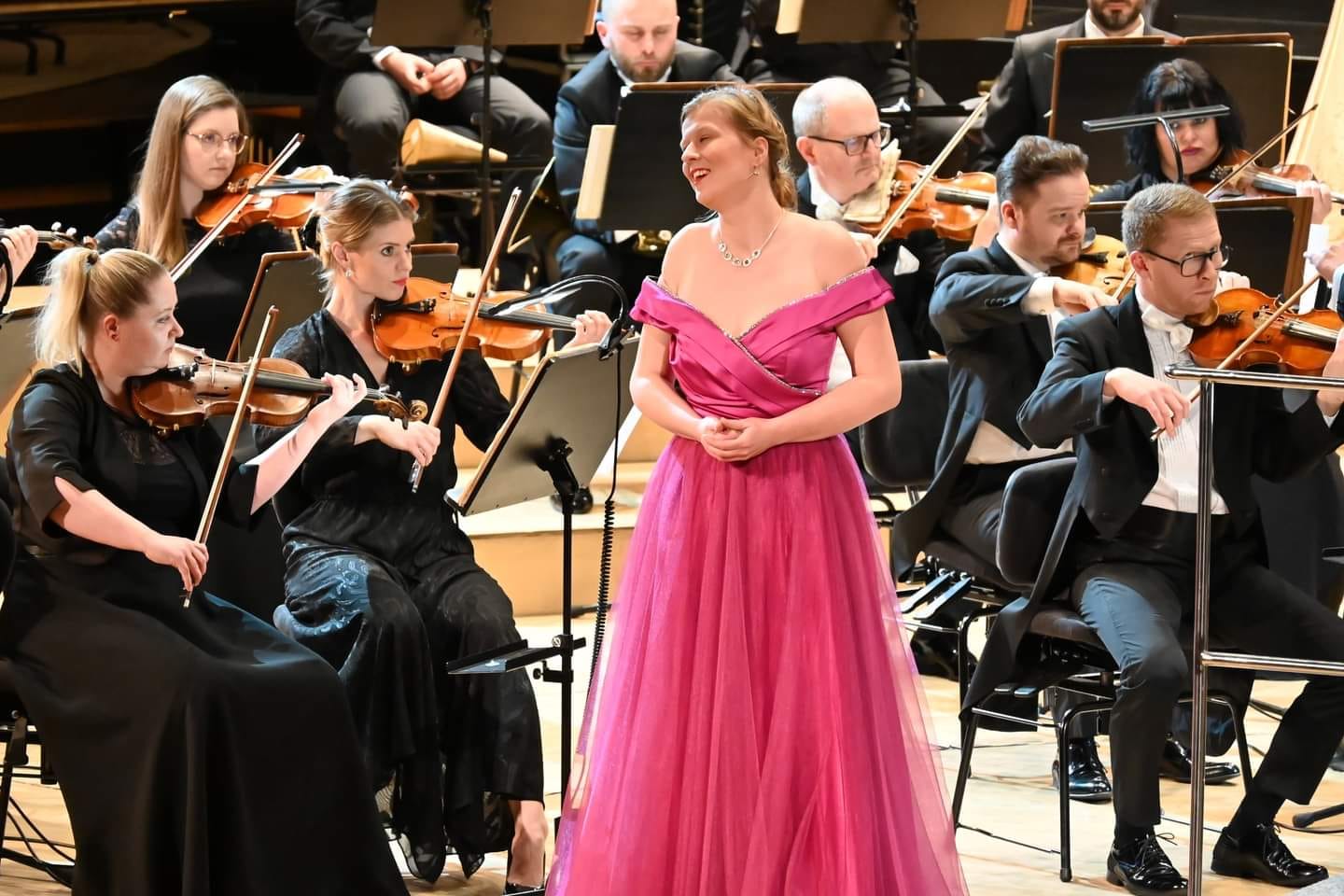 Výstup s Filharmonia Mazurska pod vedením dirigenta K. Wnuka, Mlawa.